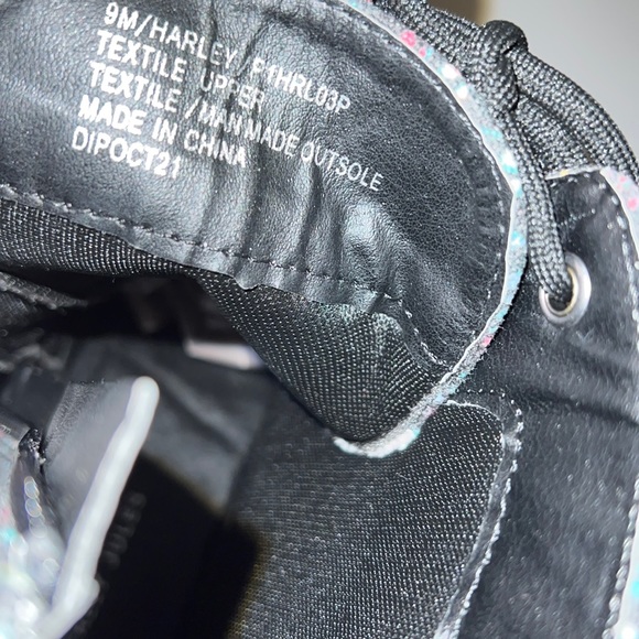 Sincerely Jules Harley Floral Combat Boots Size - Picture 6 of 8